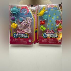 1039-MOC Barbie Chelsea Accessory Packs Tea Party & Beach Party Unopened Package